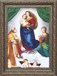 Вышивка МК-044 Сикстинская Мадонна Вышивка МК-044 Сикстинская Мадонна