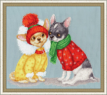 Вышивка ВК-049 Модная парочка Вышивка ВК-049 Модная парочка