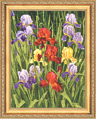 Вышивка ЛЦ-021 Садовые ирисы